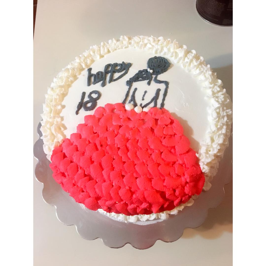 手绘生日蛋糕