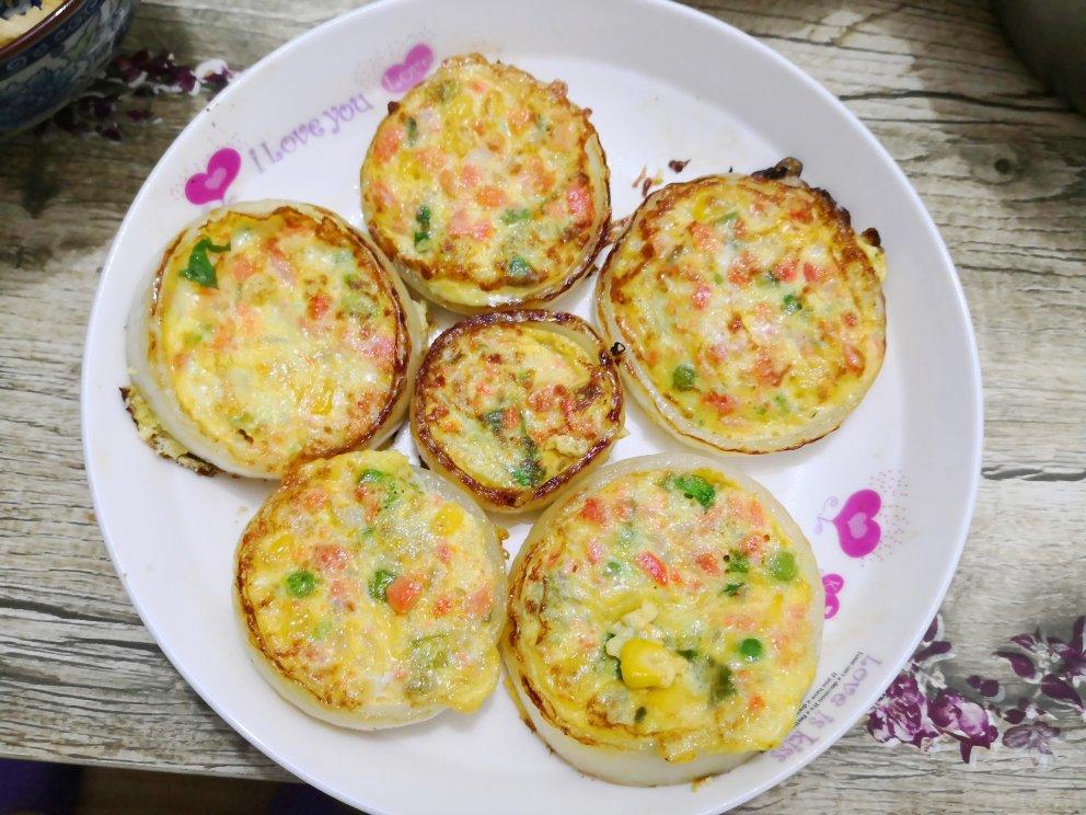 洋葱圈蛋饼