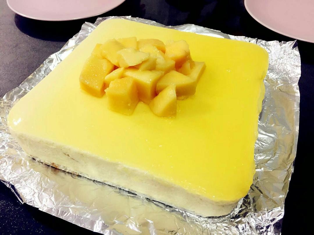 芒果冻芝士蛋糕