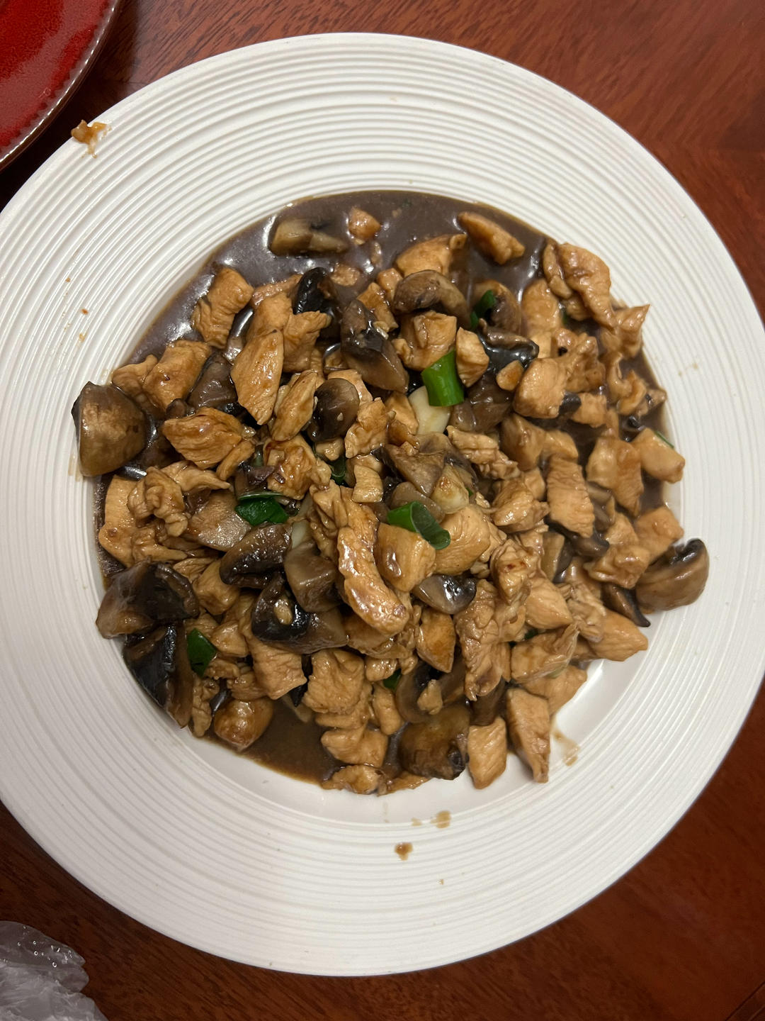 口蘑鸡胸肉