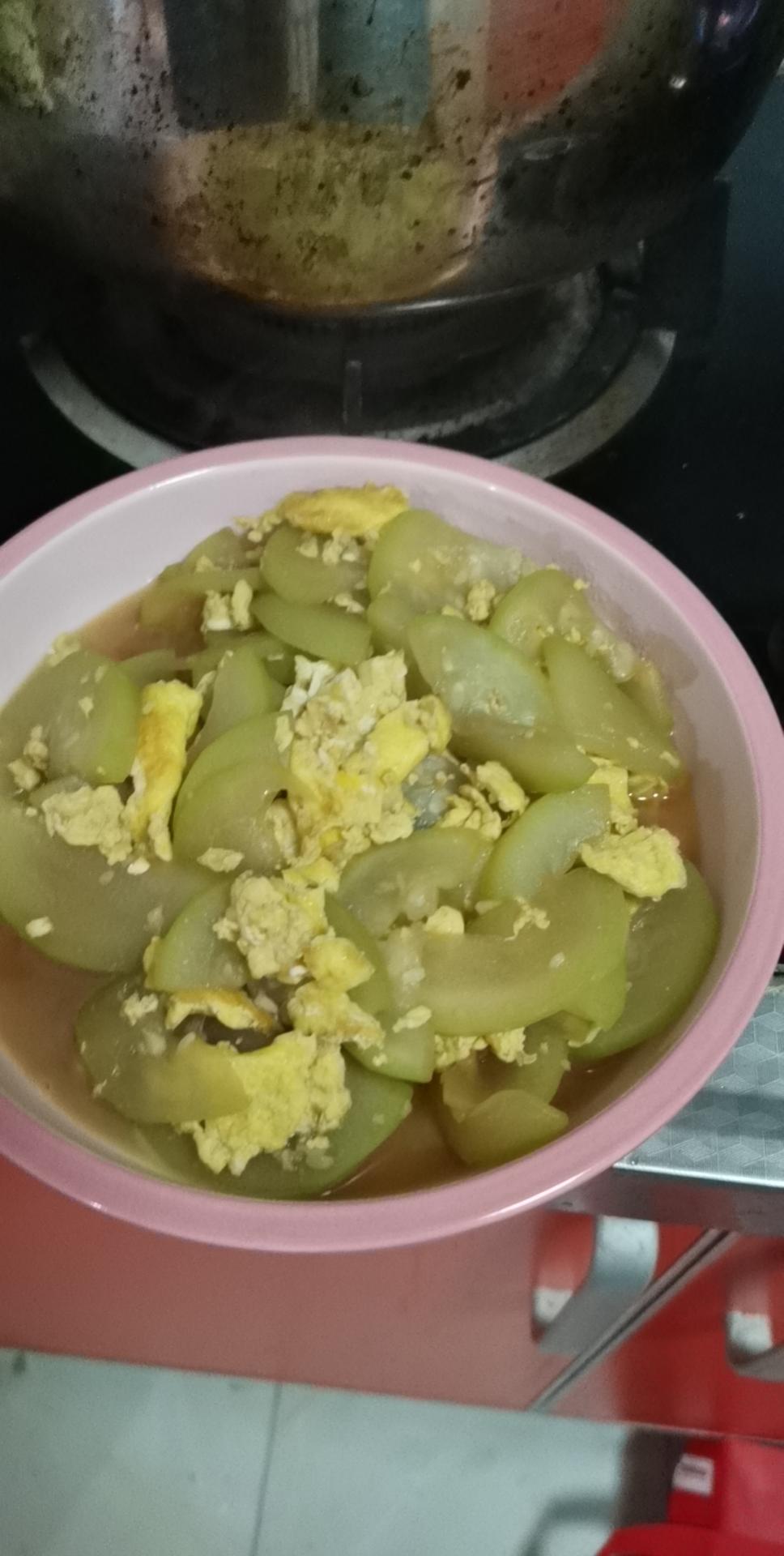 瓠子炒鸡蛋