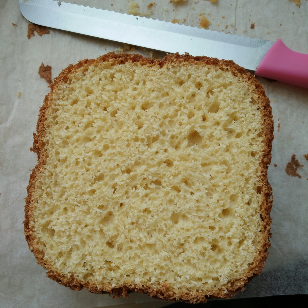 超级好吃的原味面包（面包机版）