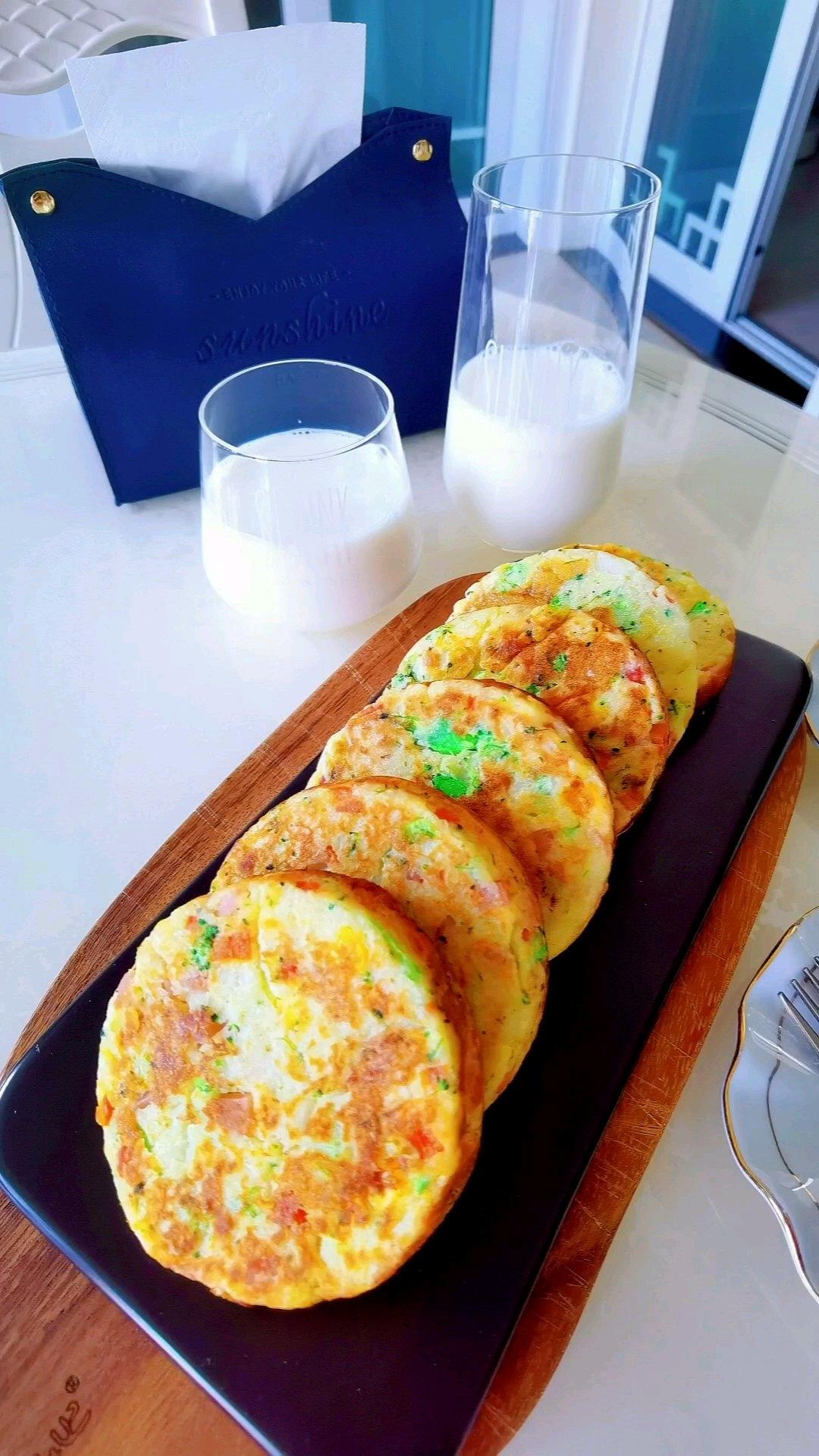 山药蔬菜早餐饼