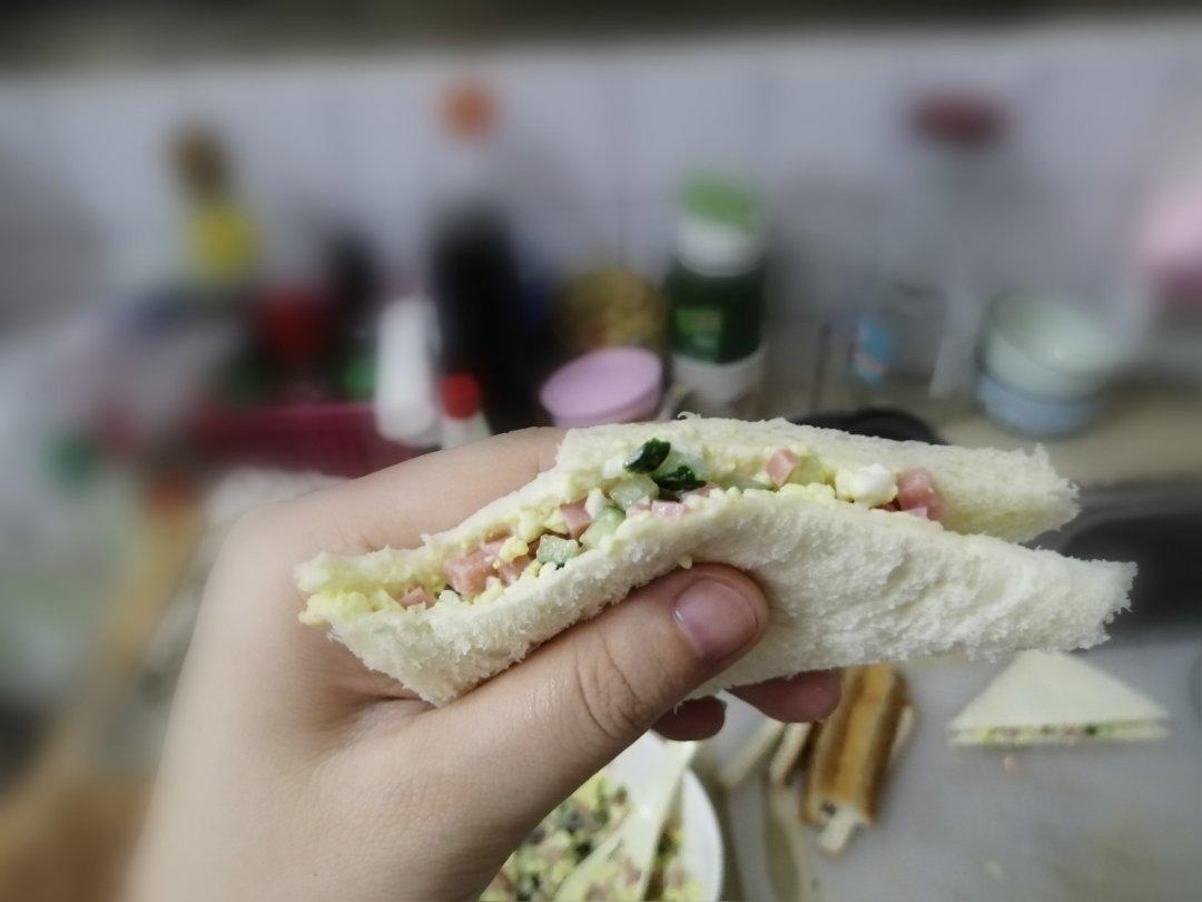 快手美味鸡蛋三明治