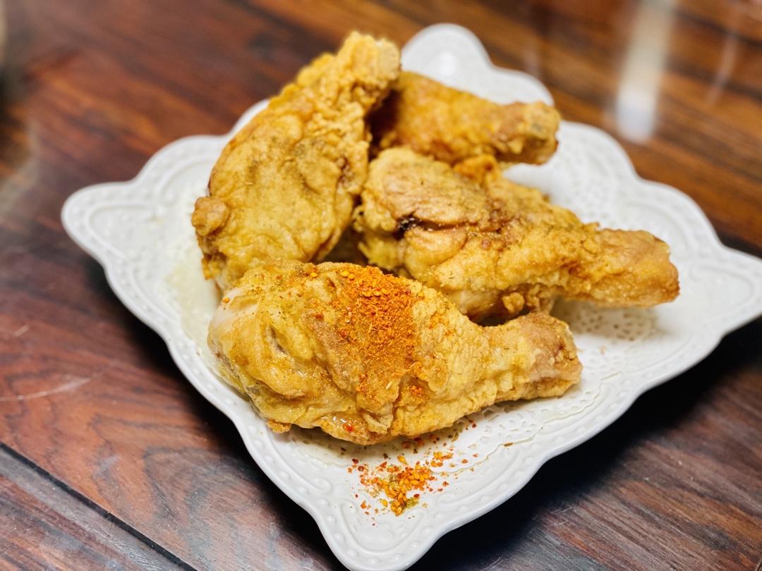不用炸鸡粉也可以炸出酥脆炸鸡腿
