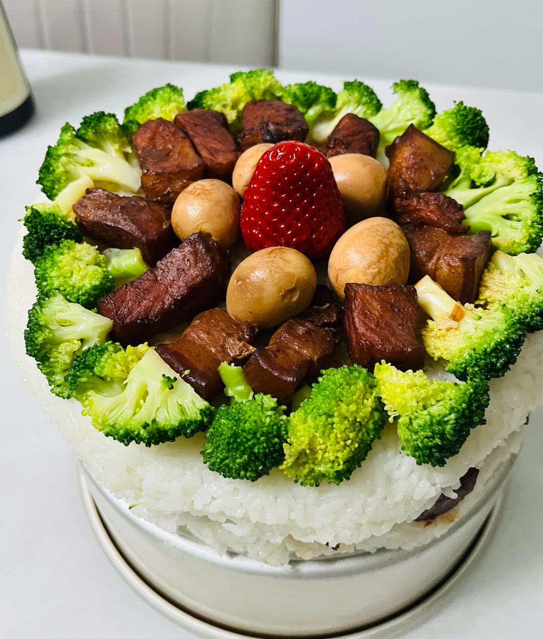 红烧肉蛋糕 生日蛋糕 比奶油蛋糕更好吃！抖音 网红创意蛋糕