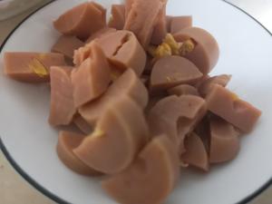 杏鲍菇火腿蛋炒饭的做法 步骤2
