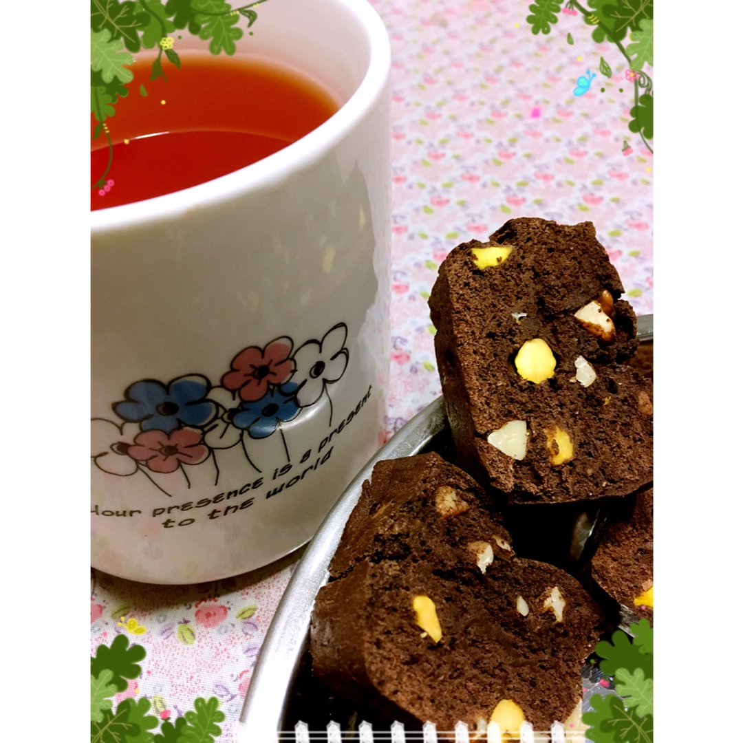 巧克力坚果意式脆饼