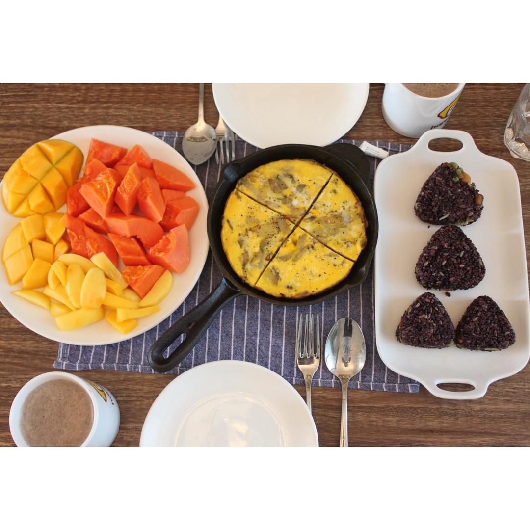 有机十谷米早餐饭团