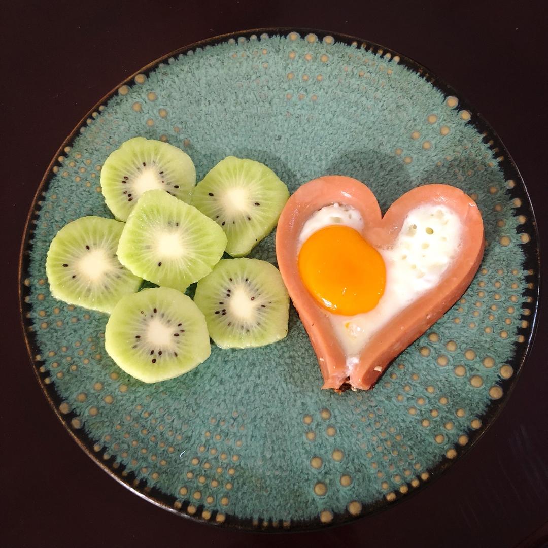 爱心煎蛋