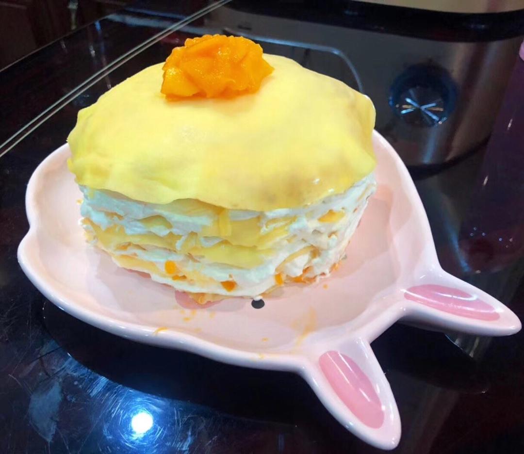 零基础做芒果千层蛋糕（8寸）