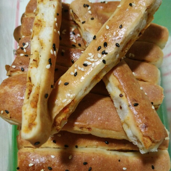 椒盐发面千层饼