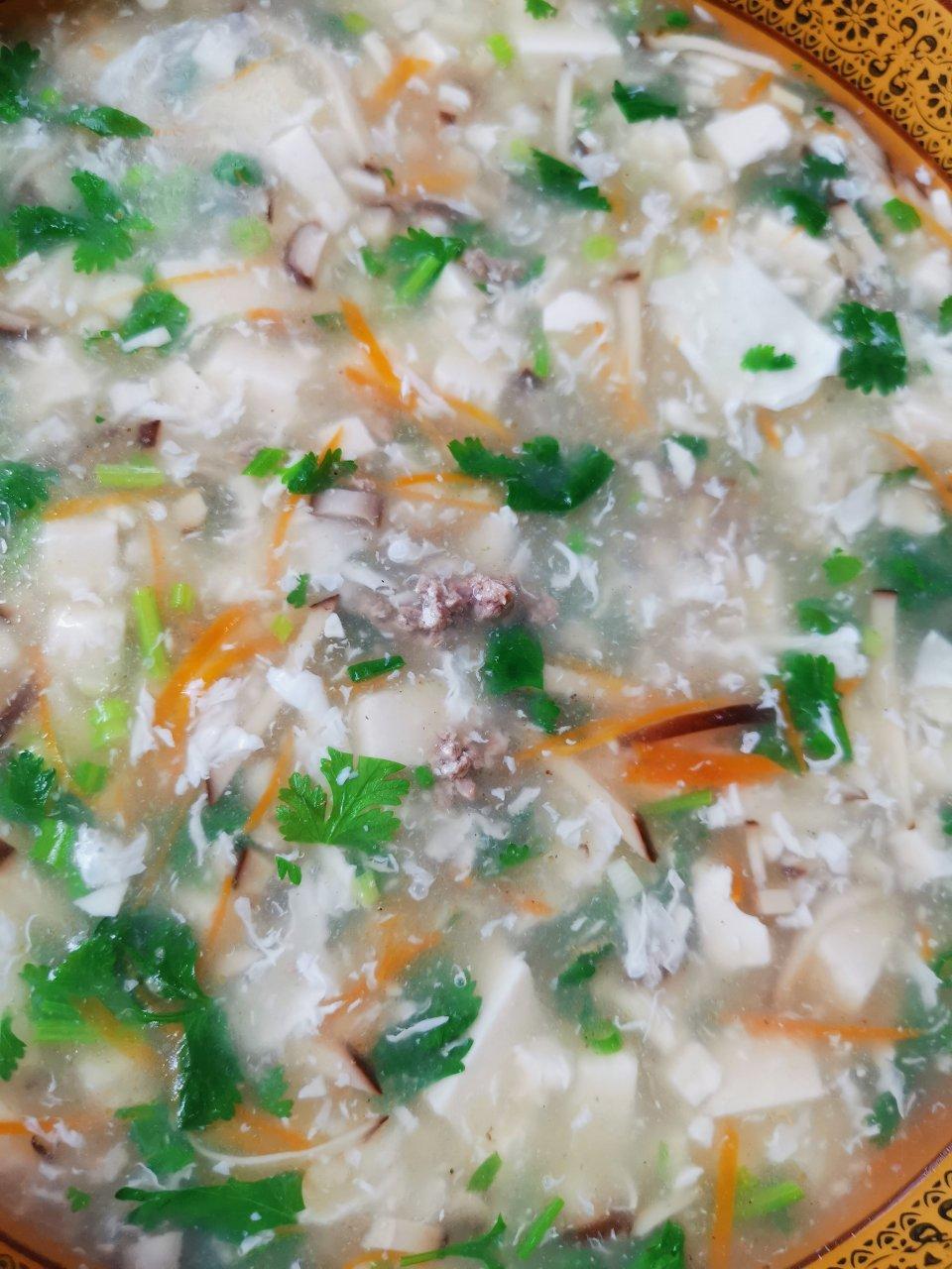 鲜美可口的——西湖牛肉羹