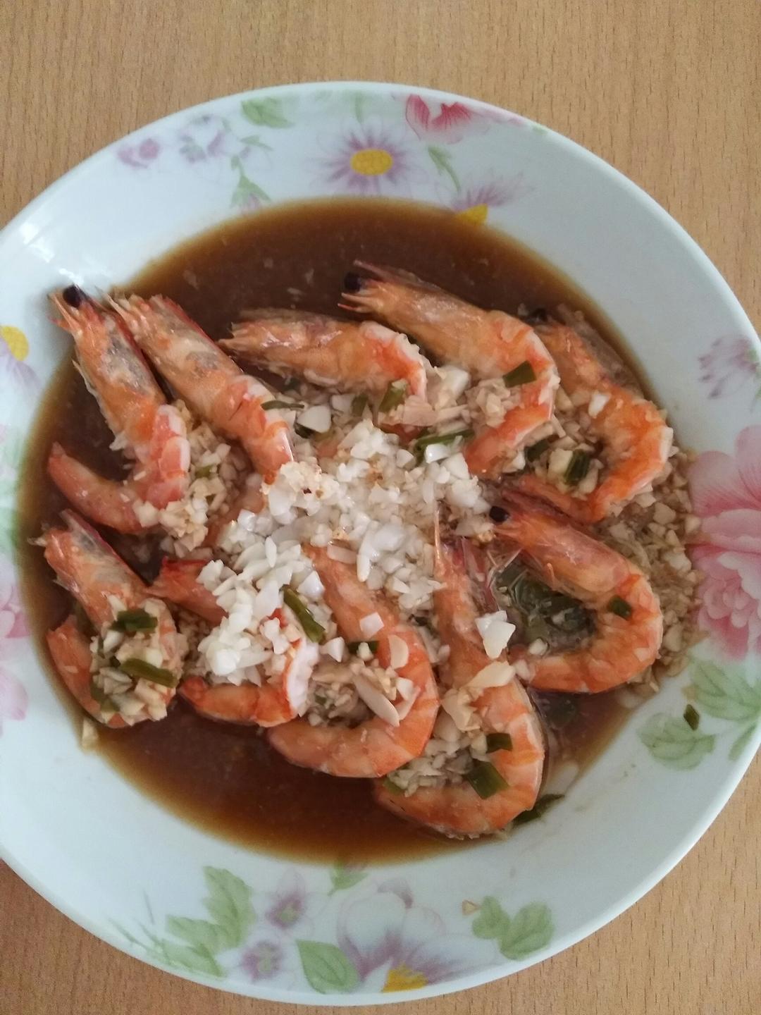 【曼食慢语】清蒸蒜蓉填虎虾
