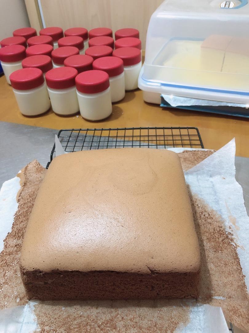 超细腻❗️巧克力可可古早蛋糕