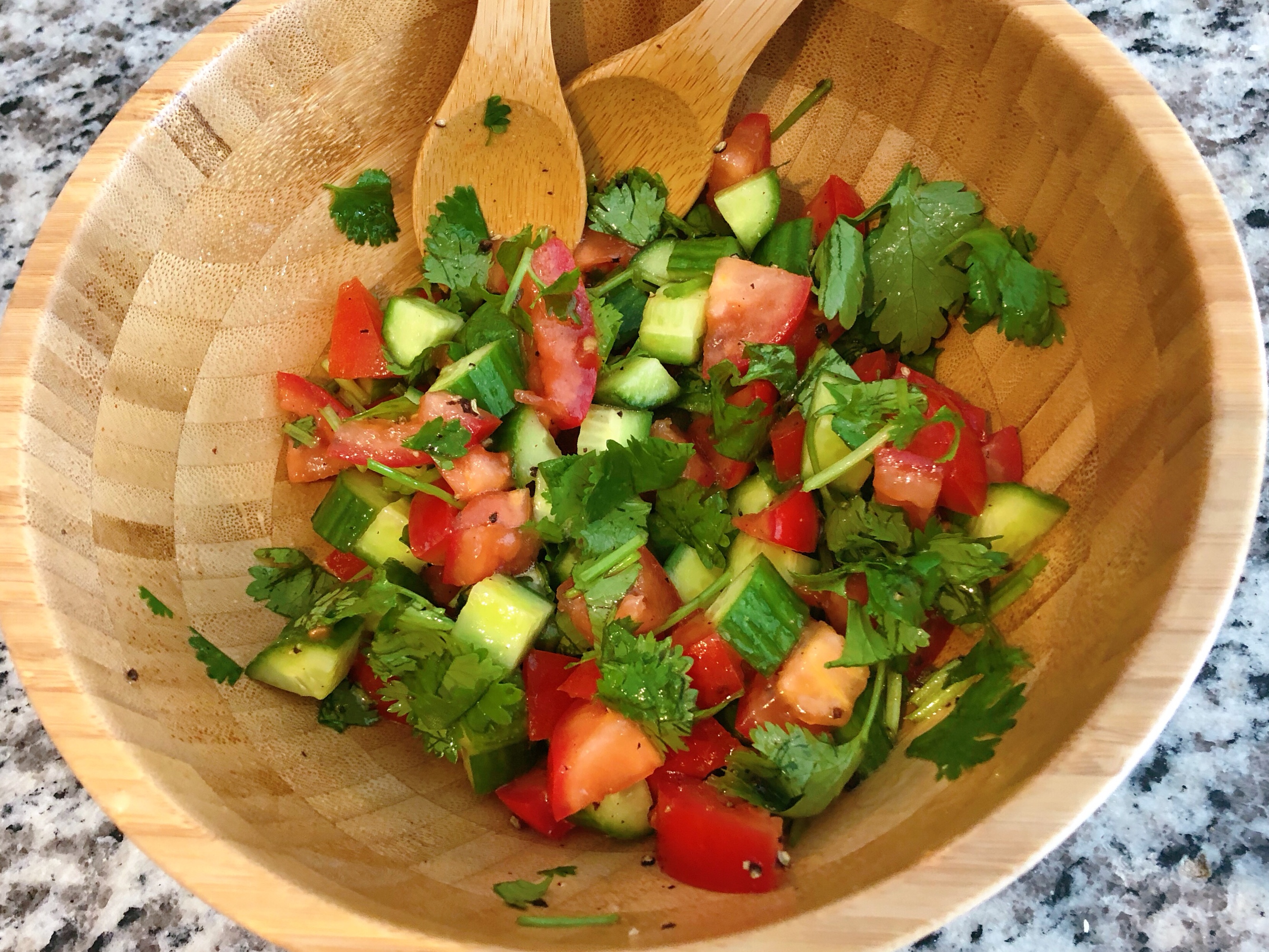 超简单地中海沙拉 黄瓜西红柿沙拉的做法