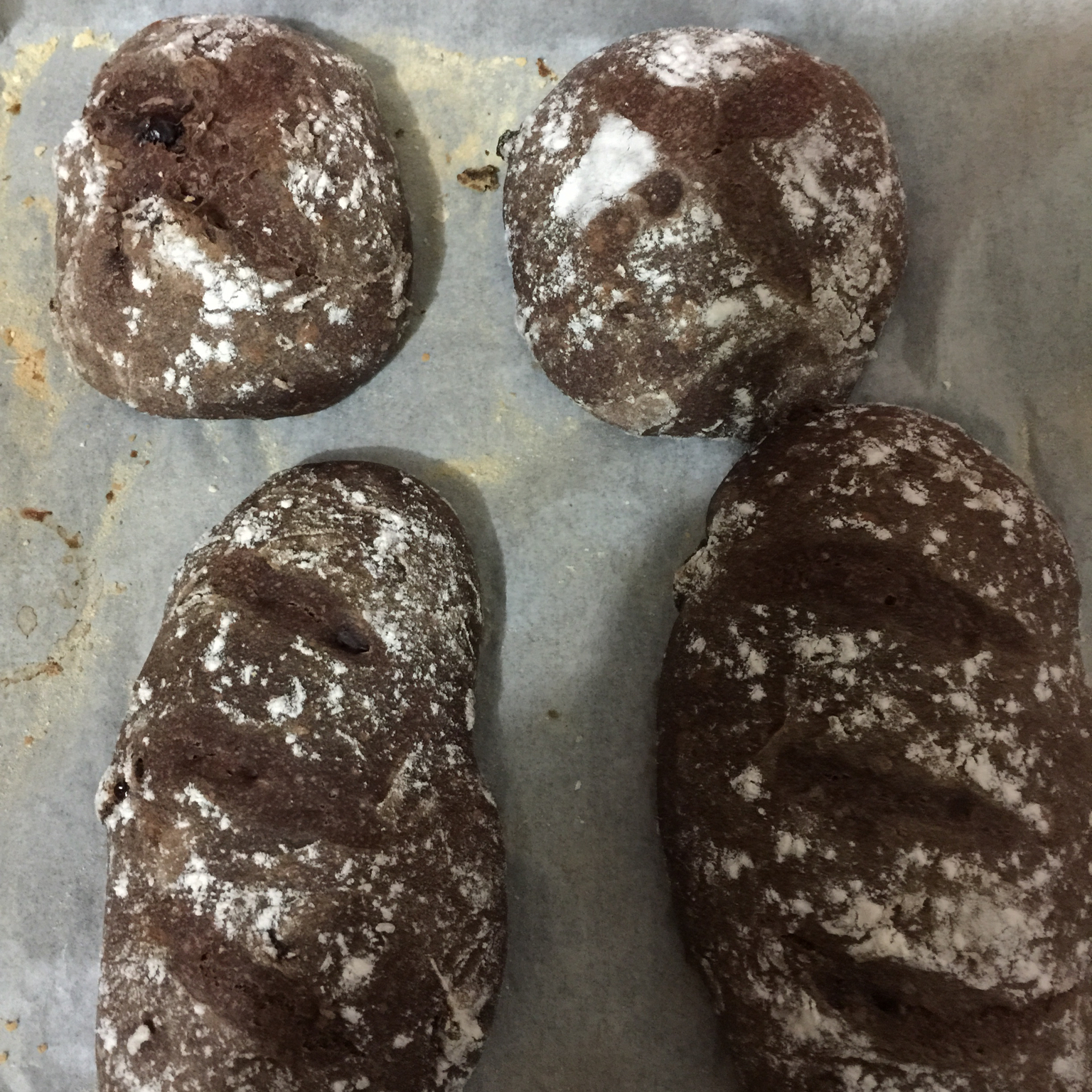 免揉核桃可可面包 女侠森森