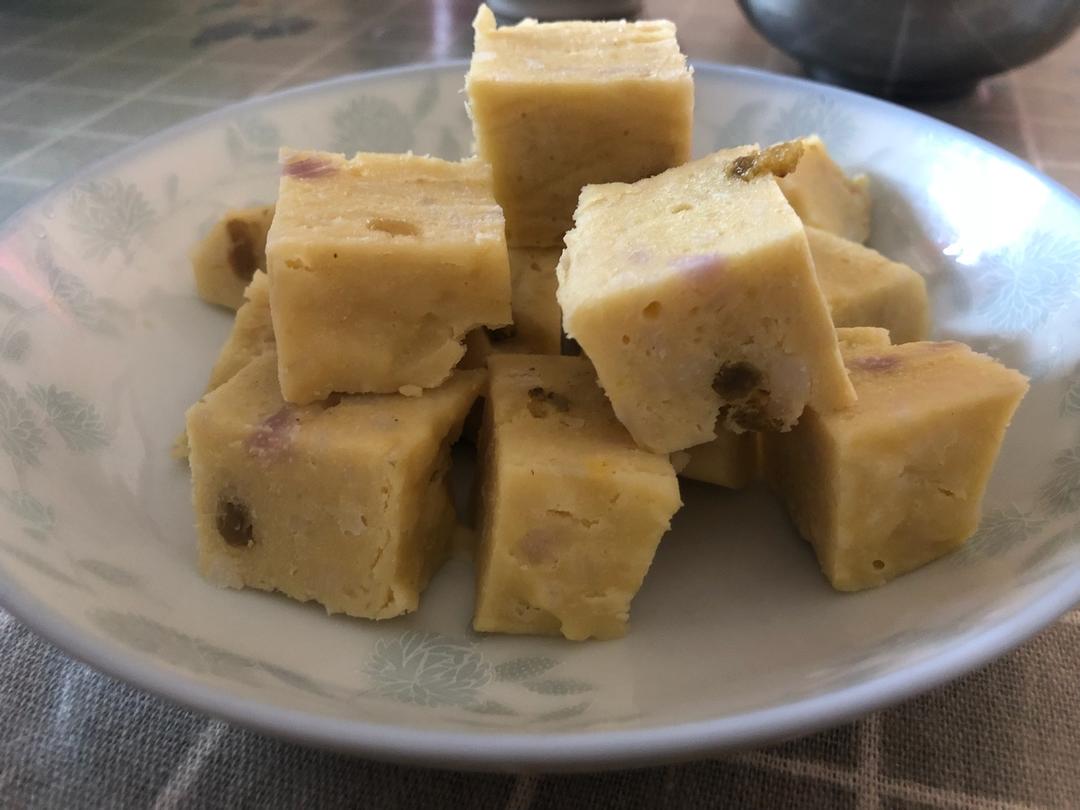 葡萄干山药糕