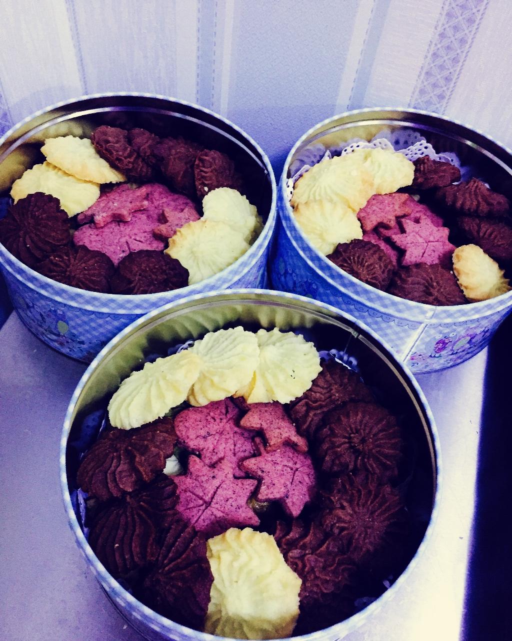 堂妈教你做三色曲奇