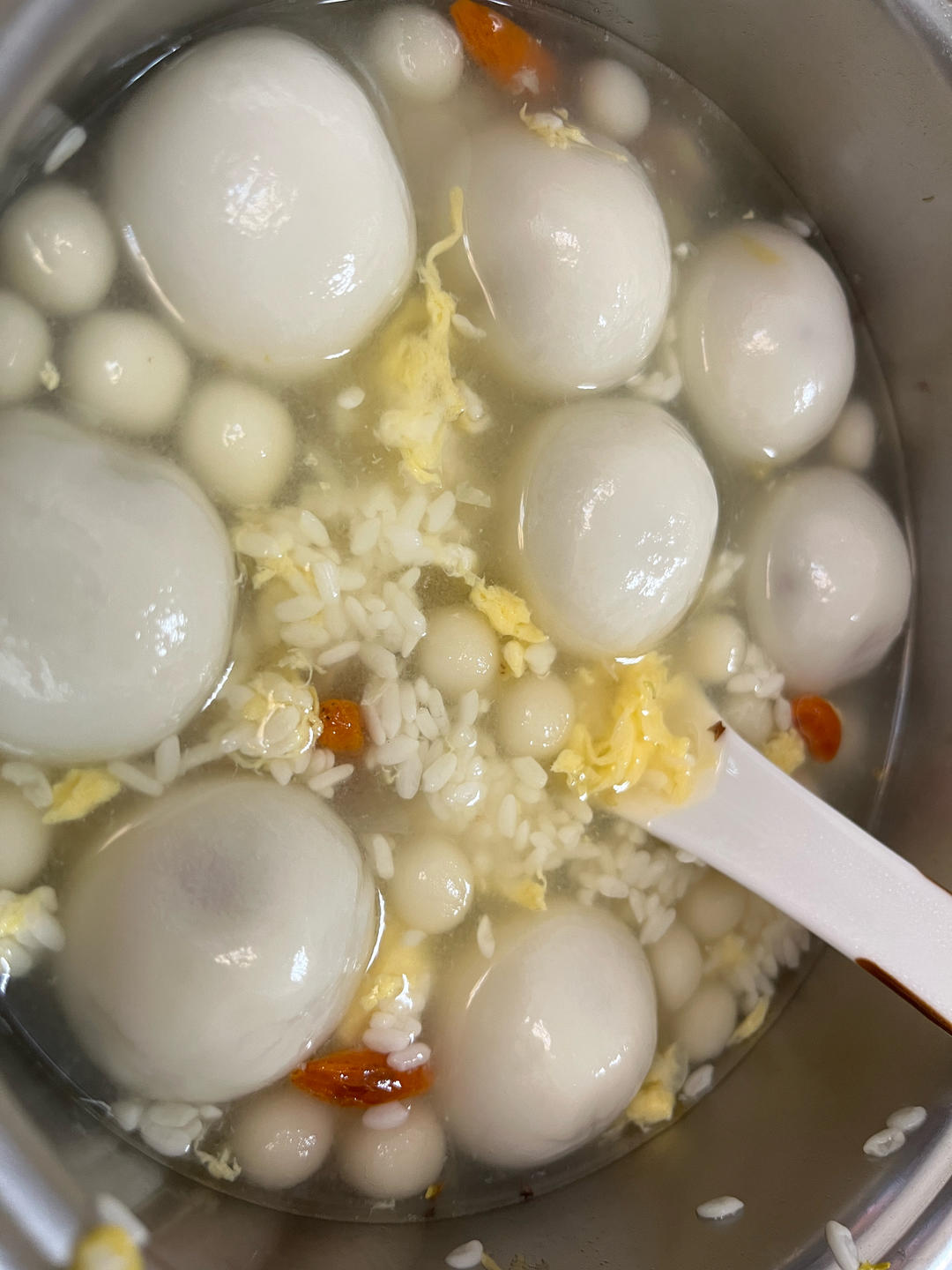 桂花酒酿圆子（附酒酿，小圆子做法）