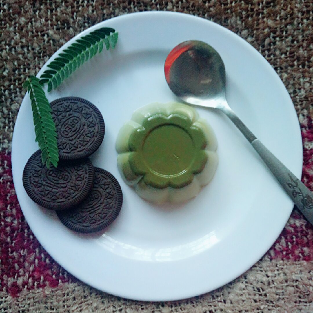 抹茶意式奶冻 Panna Cotta