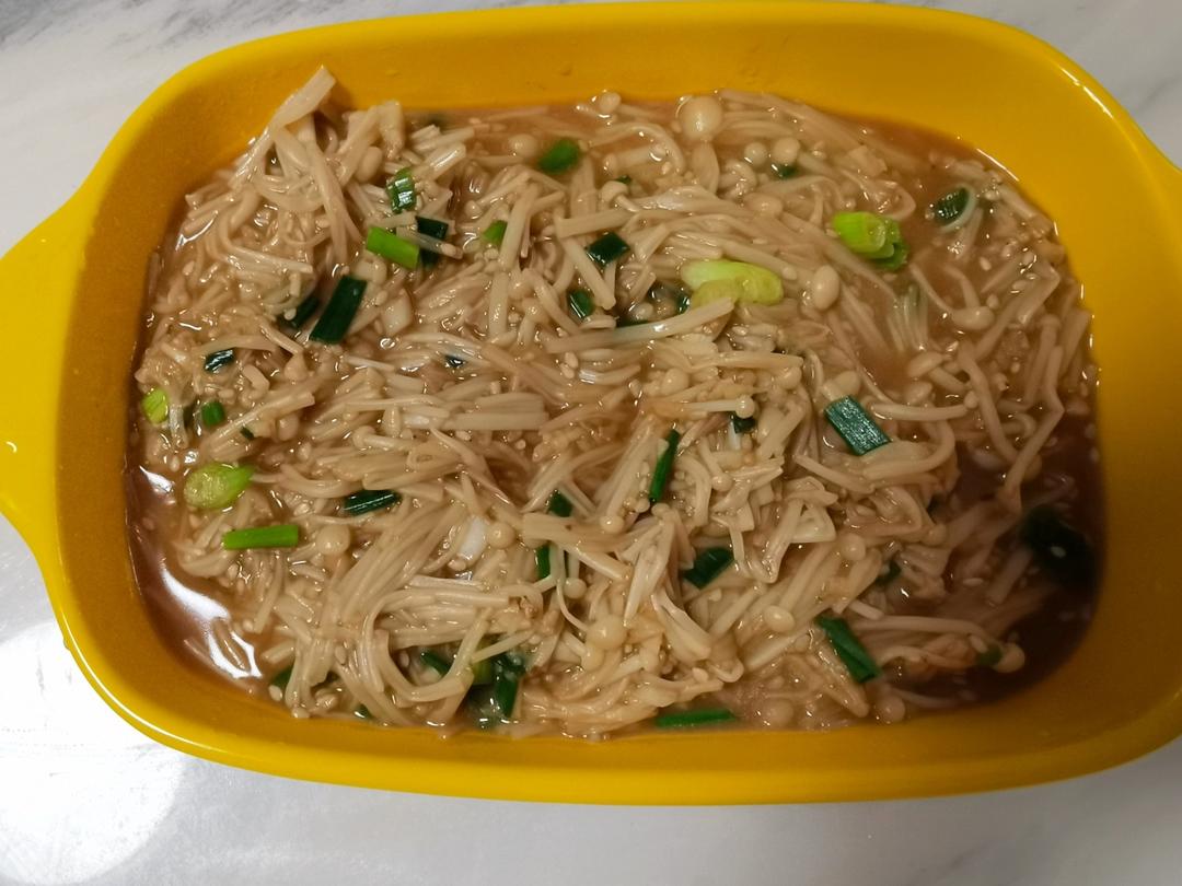 超好吃的孜然金针菇，简单易学超下饭！