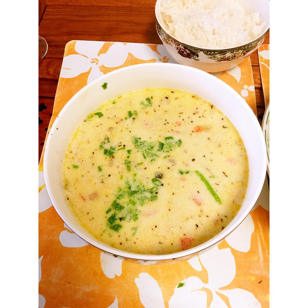 鸡茸奶油蘑菇汤