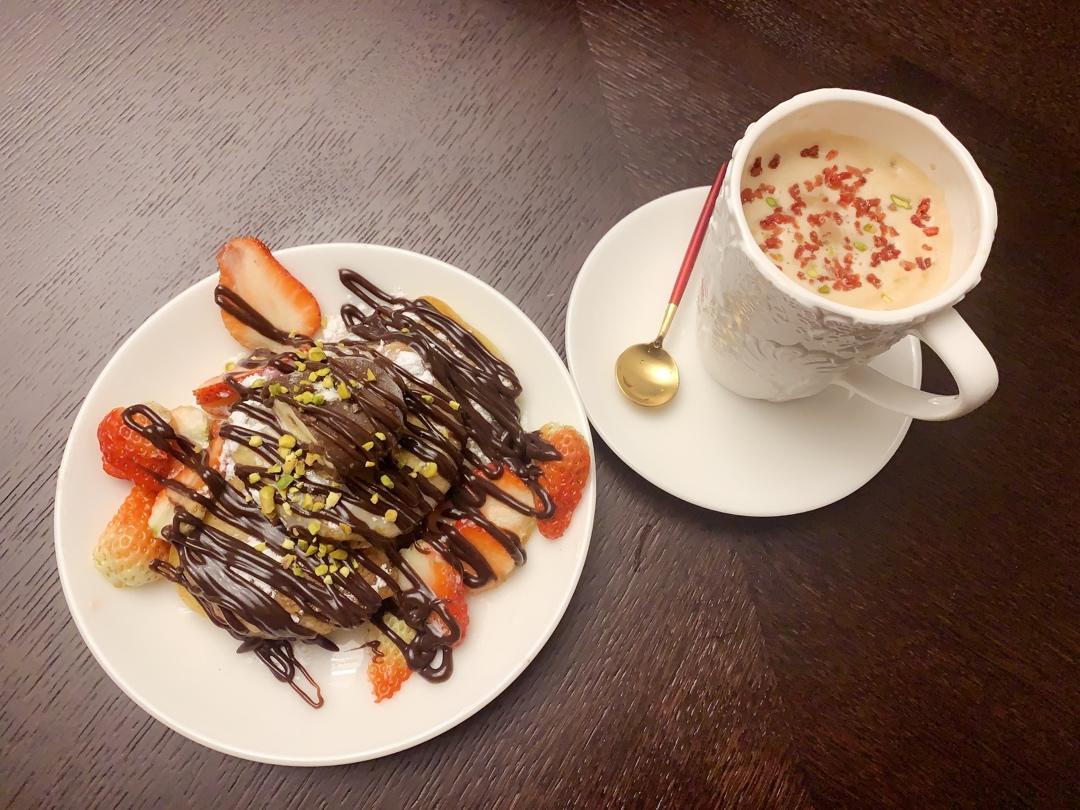 苹果热香饼（苹果pancake）