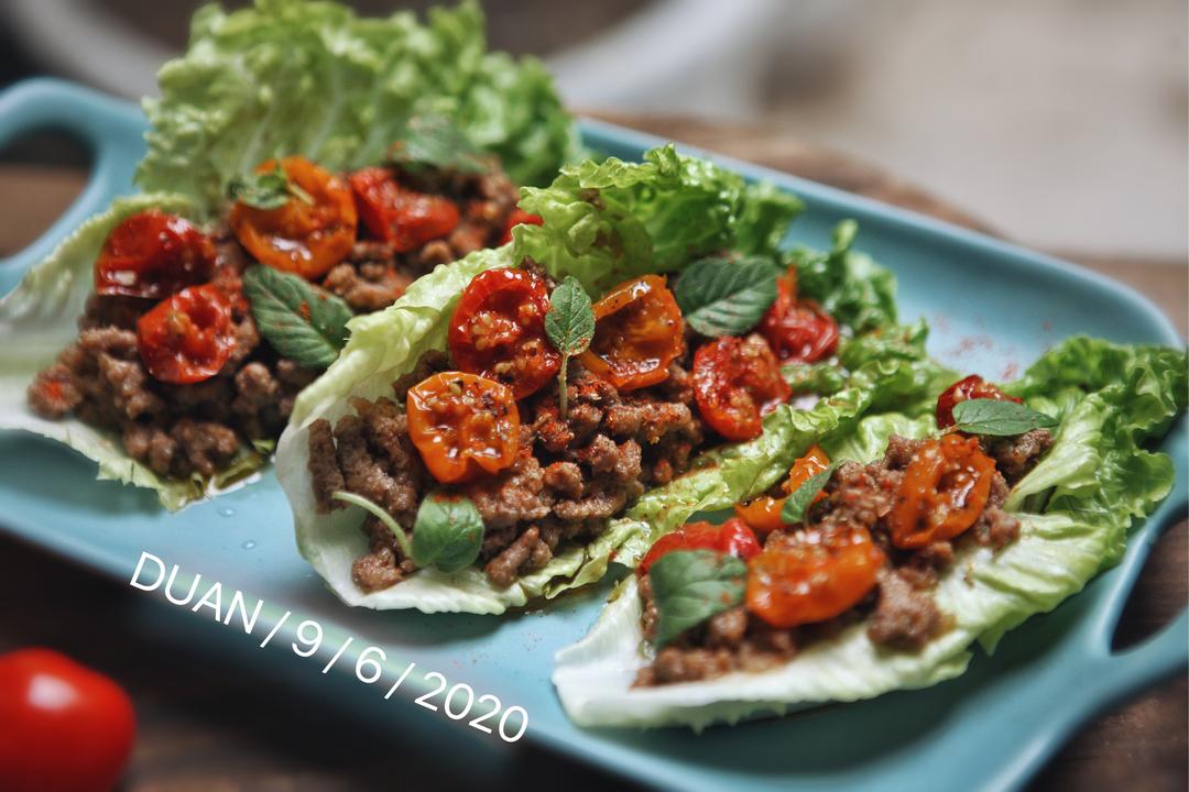 ㊙️低碳饮食——生菜牛肉TACO的做法 步骤9