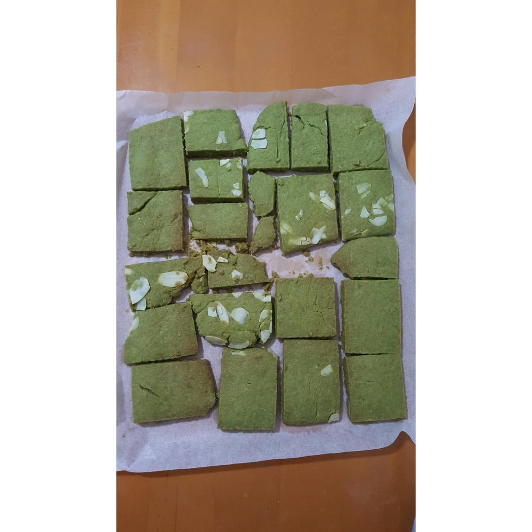 抹茶杏仁饼干