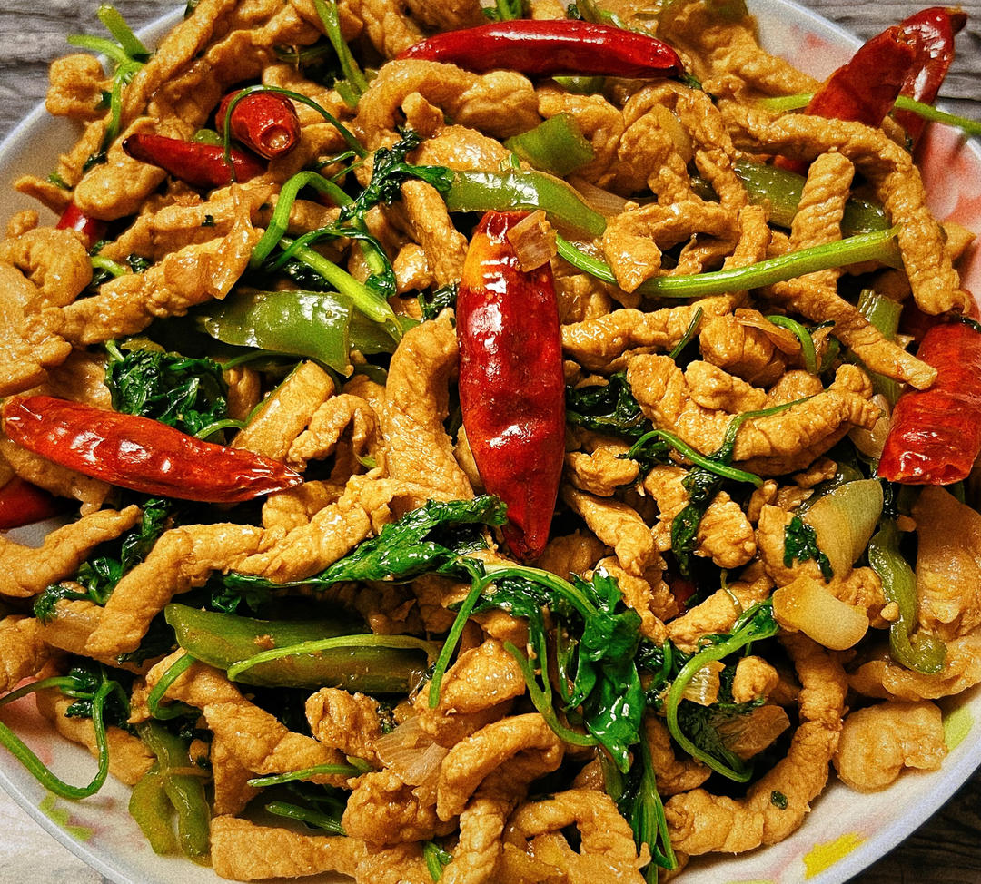 香辣肉丝