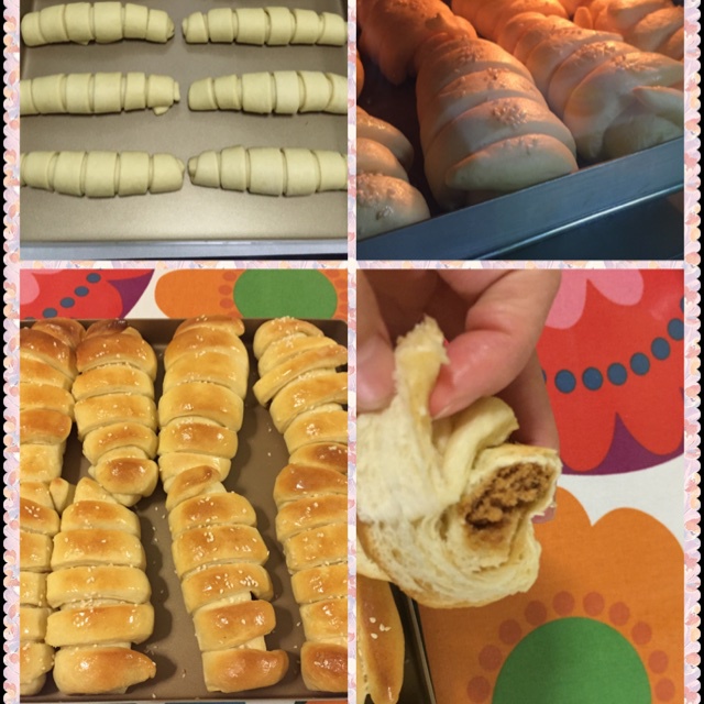 毛毛虫肉松面包