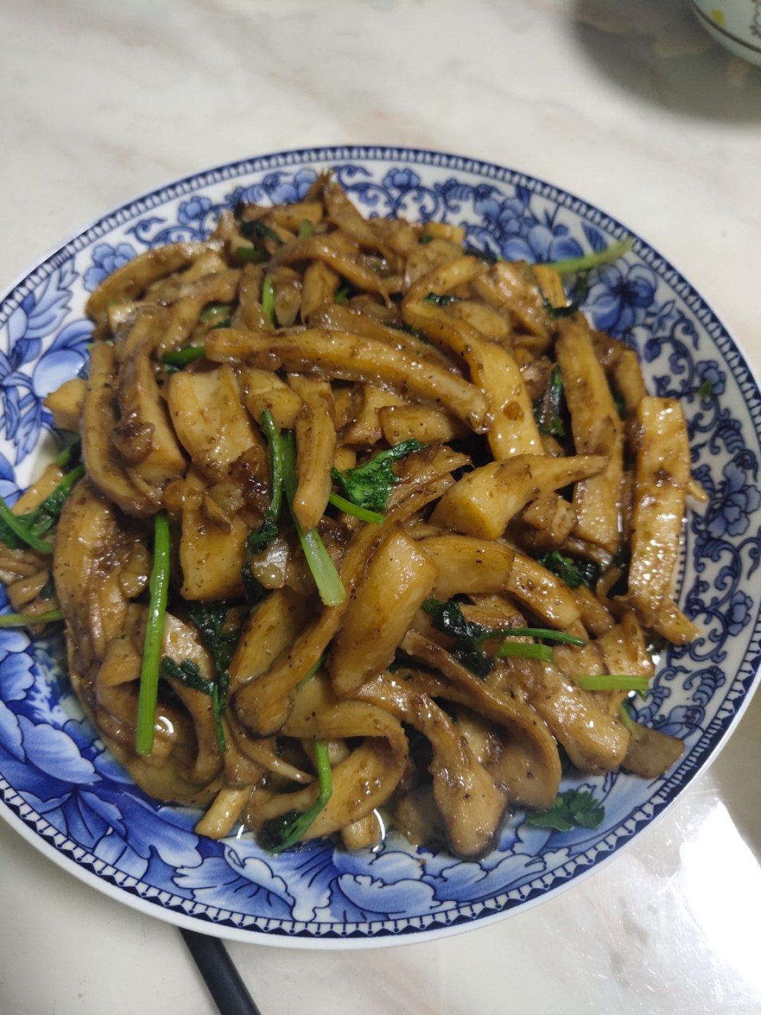 孜然黑椒杏鲍菇