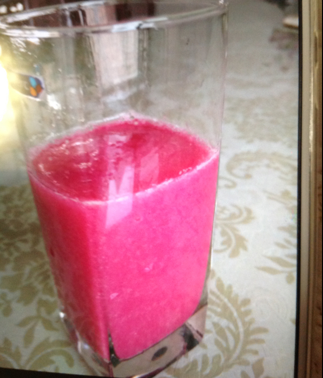 火龙果皮汁