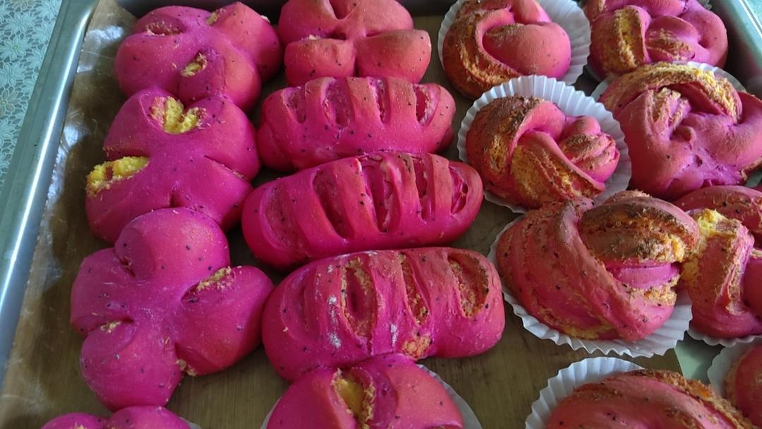 火龙果面包怎么不变色‼️都说累了仔细看哈！