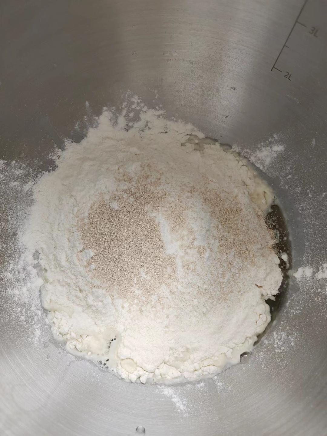 纯奶手撕吐司的做法 步骤1