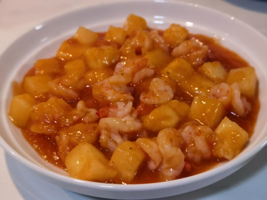 菠萝虾球