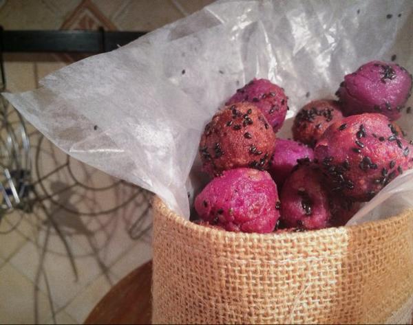 香甜紫薯球