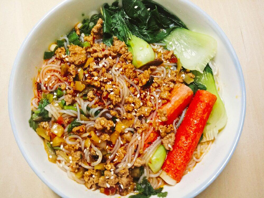 肉酱米粉--每一口都有滋有味