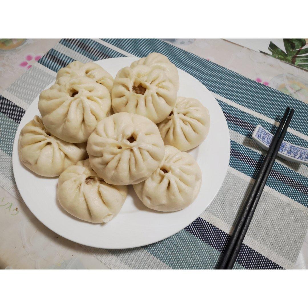 猪肉包子（附视频。一次性发酵。）
