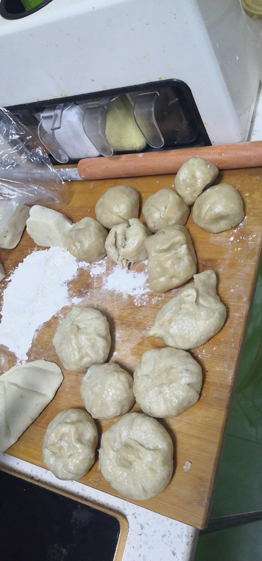 香芋牛奶馒头