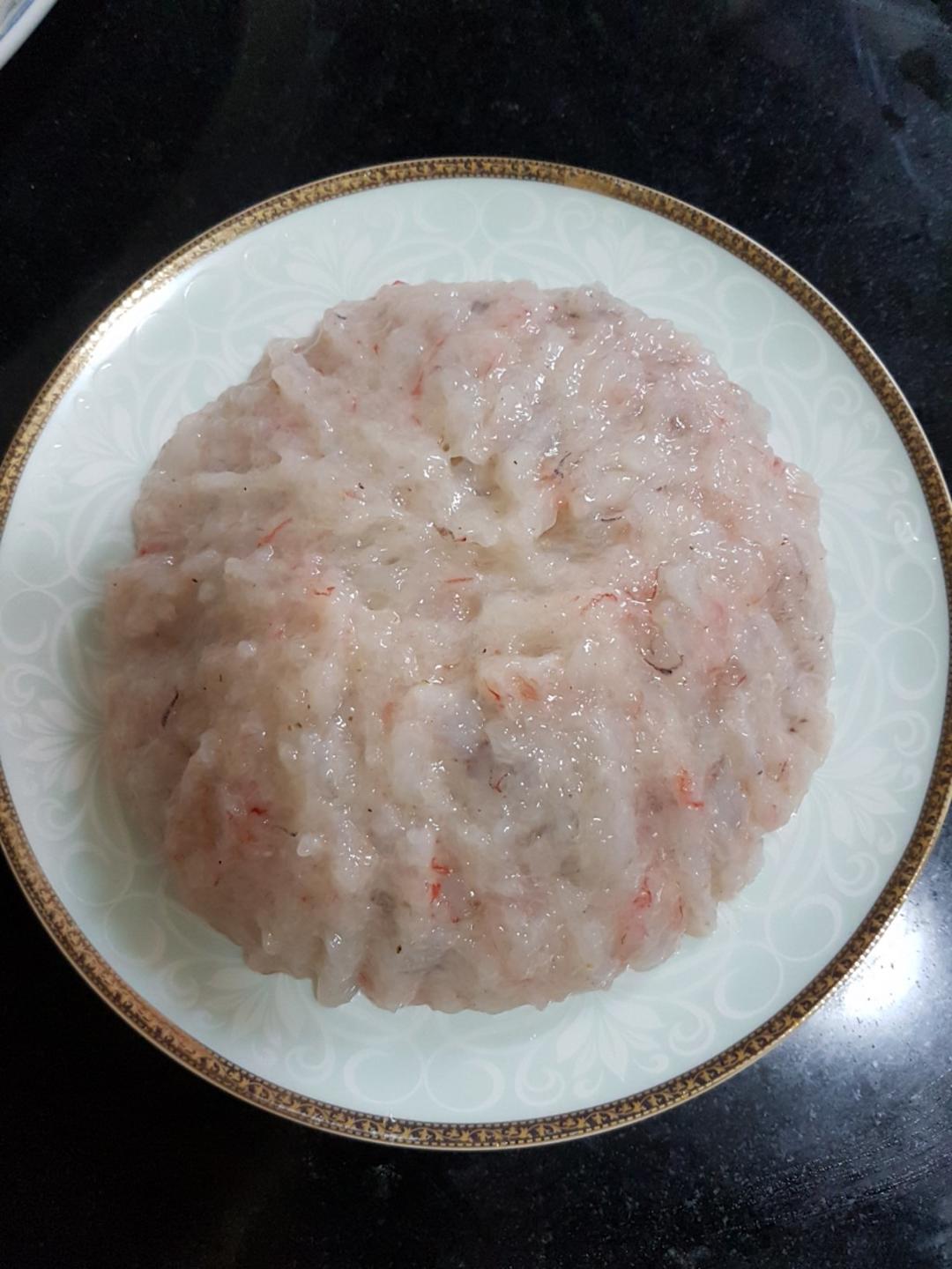 不加粉的Q弹虾滑