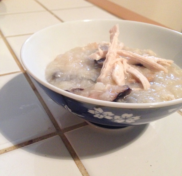 香菇鸡肉粥
