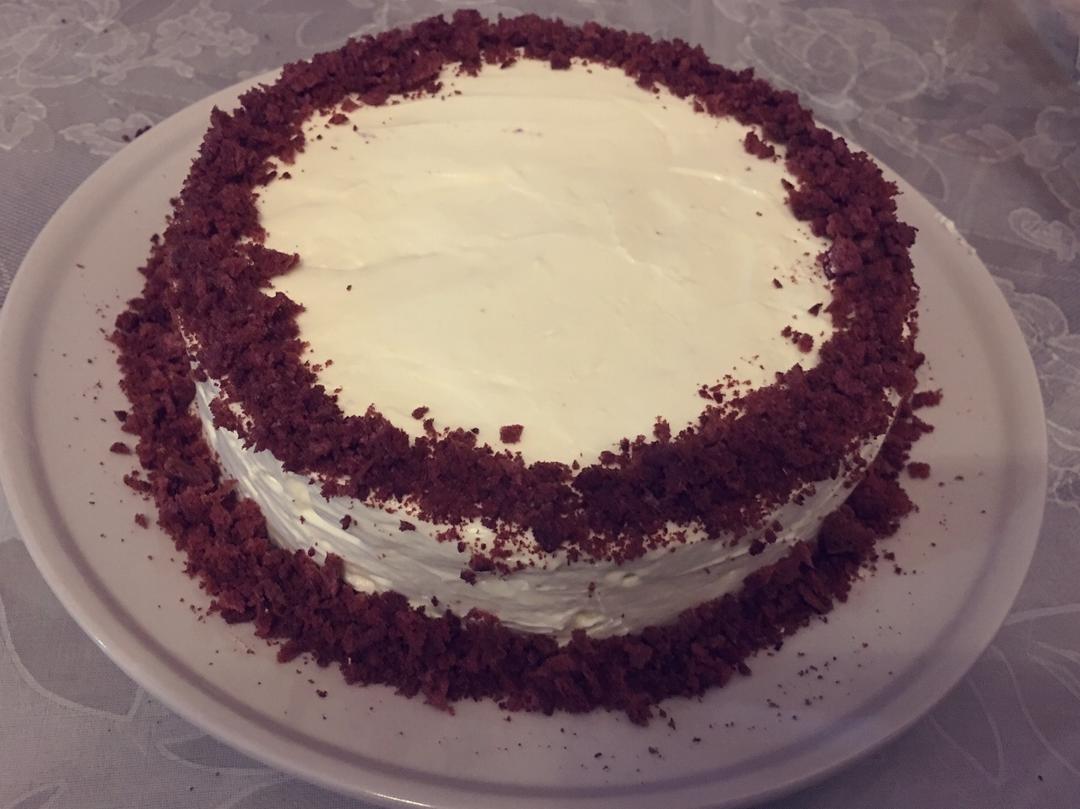 暖心红丝绒蛋糕［6寸绵软戚风版 ］