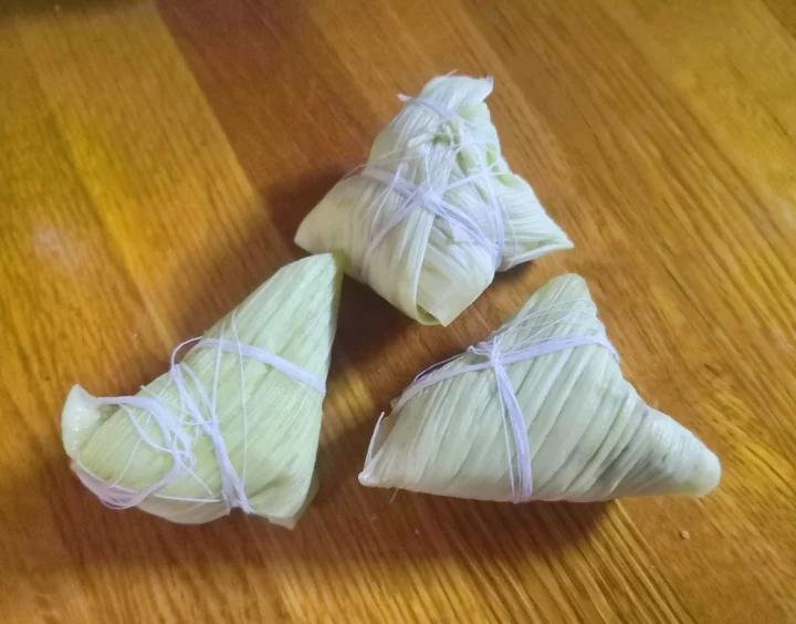 藜麦、洋车前子壳粉粽子