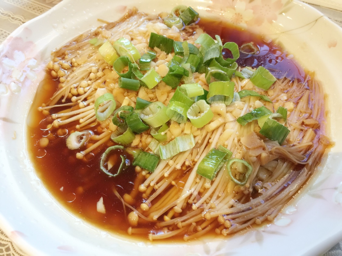 蒜蓉蒸金针菇