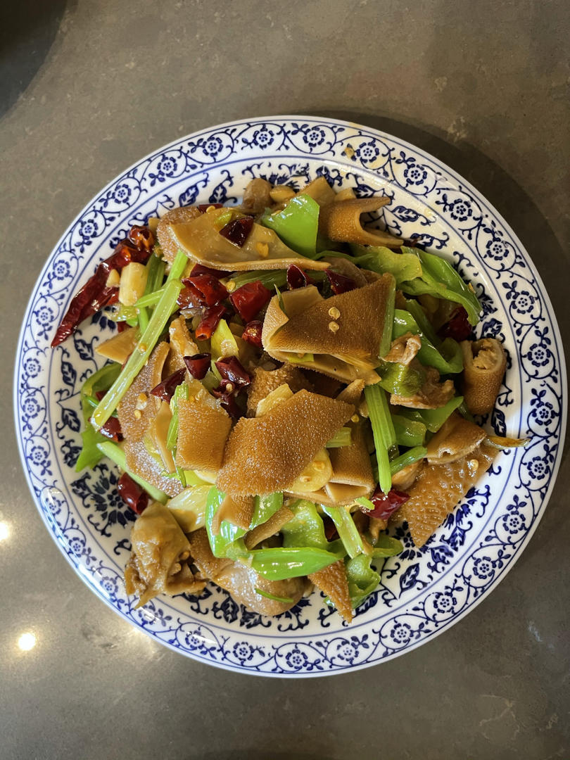 辣炒羊肚