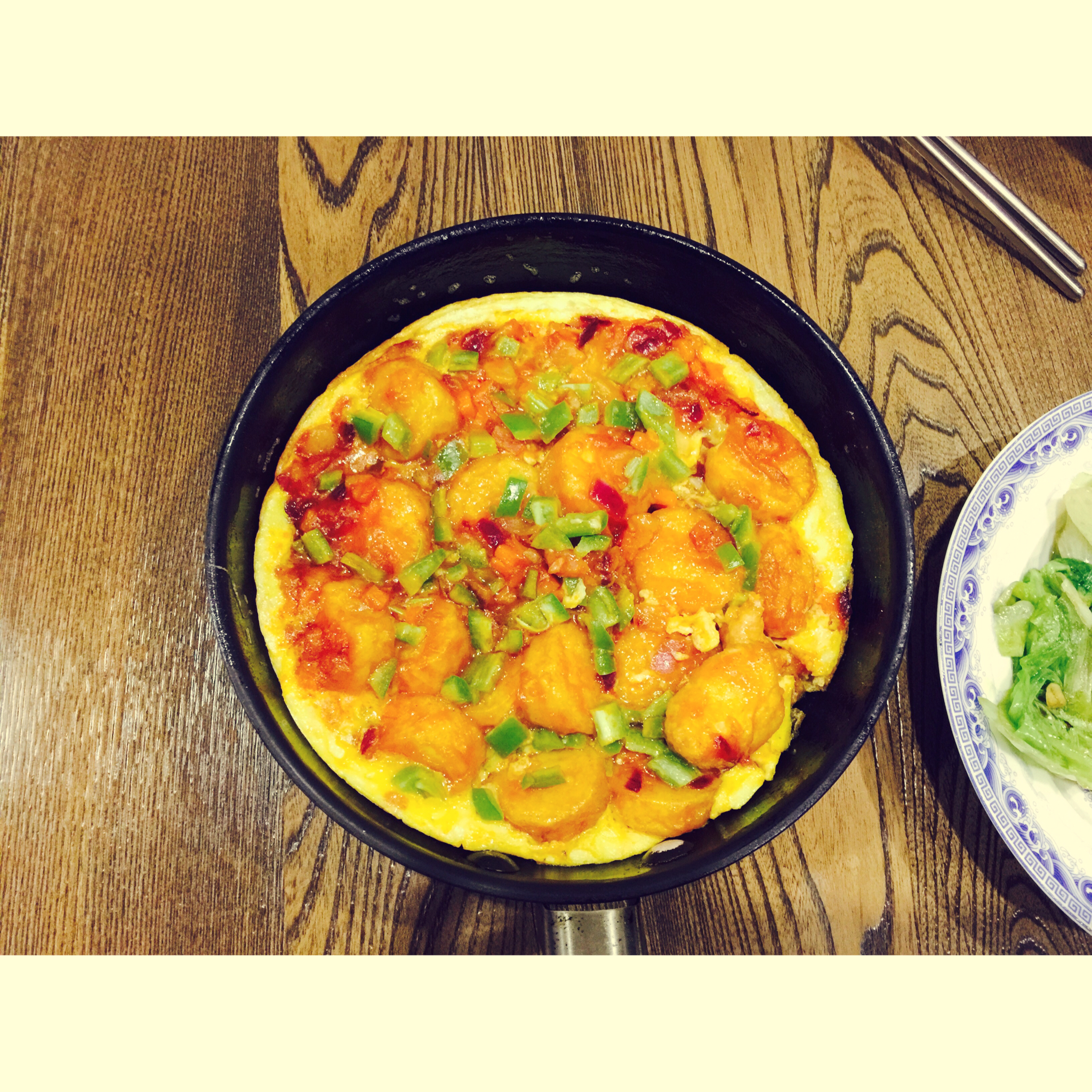 铁板海鲜日本豆腐 Seafood with Japanese Dofu