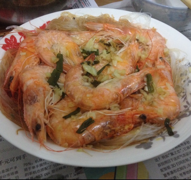 蒜蓉粉丝蒸大虾
