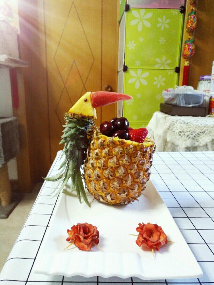 鸟语花香菠萝炒饭